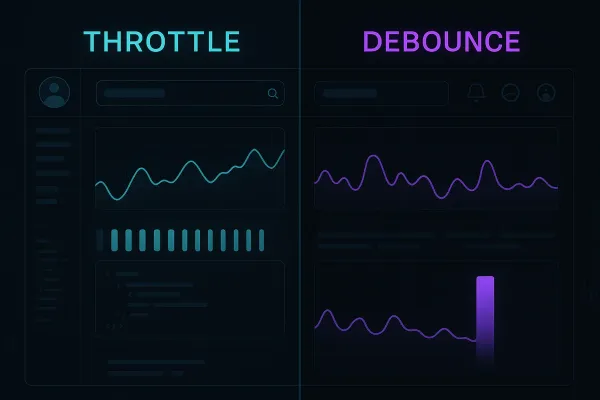If you are a front end dev you NEED to know about that (Throttle vs. Debounce)